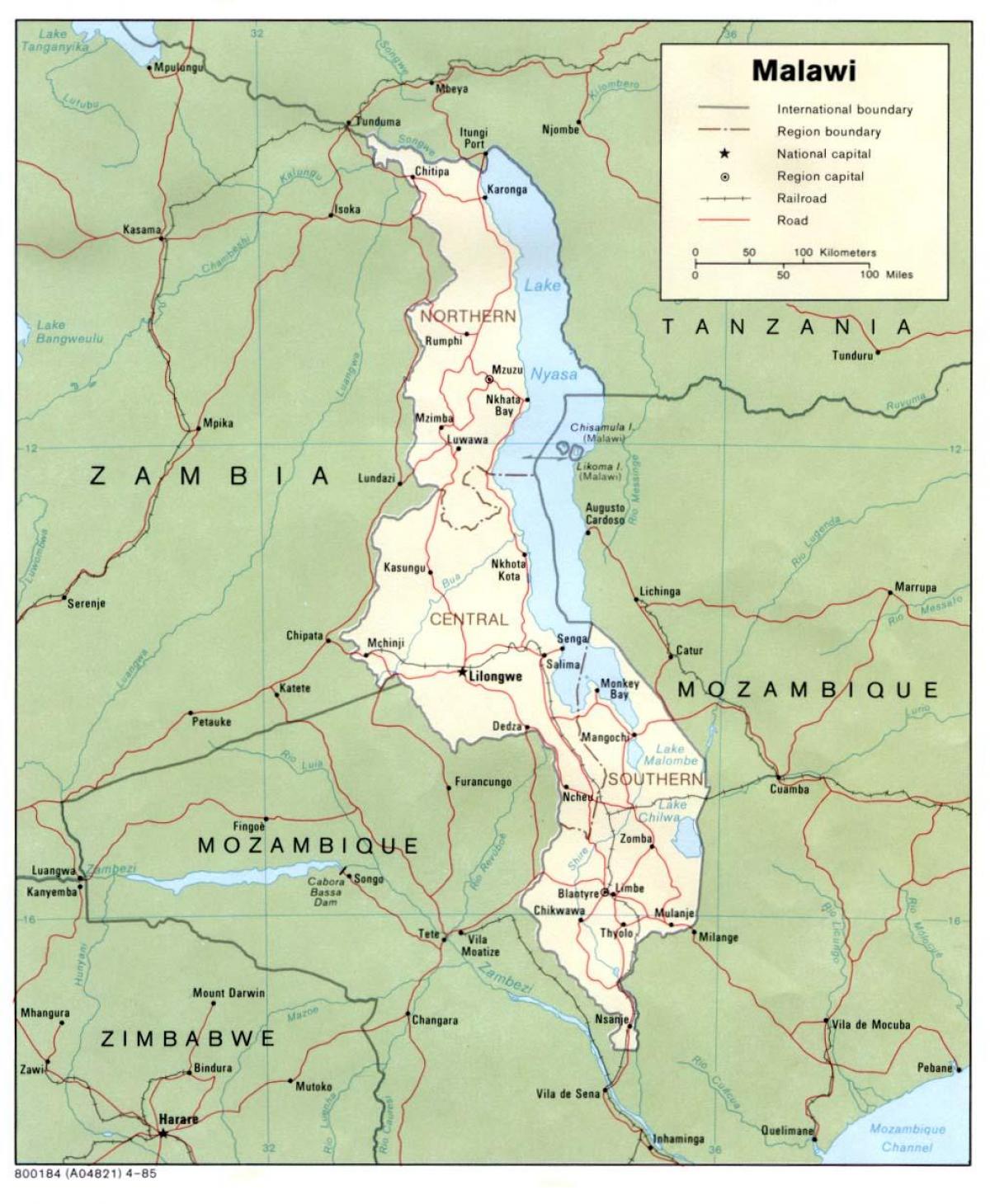 Malawian מפה